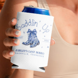 Chinoiserie Saddlin' Up Junggeselinnen-Abschied Selters Dosenkühler