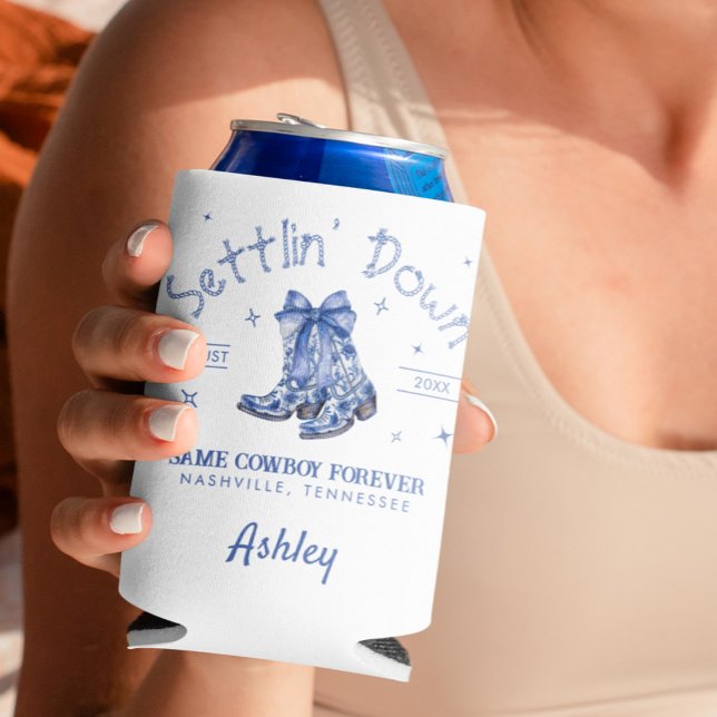 Chinoiserie Settlin' Down Junggeselinnen-Abschied Selters Dosenkühler (Von Creator hochgeladen)