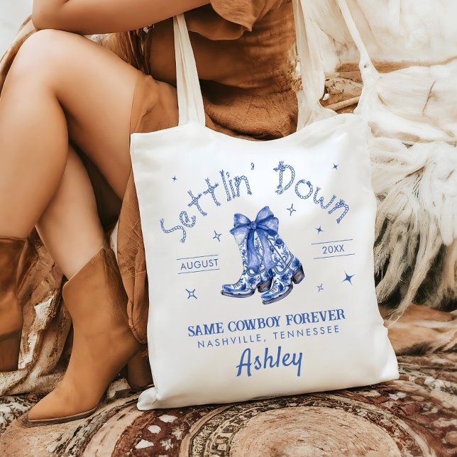 Chinoiserie Settlin' Down Junggeselinnen-Abschied Tragetasche (Von Creator hochgeladen)