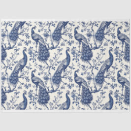 Chinoiserie Style Peacock Themenpapier Seidenpapier