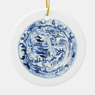 Chinoiserie Tafel Keramik Ornament