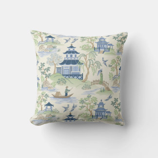 Chinoiserie Throw Kissen