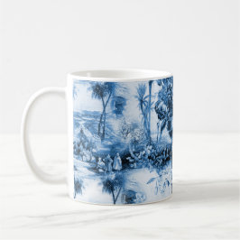 Chinoiserie-Toilette, blaue Weide, blaue China   Kaffeetasse