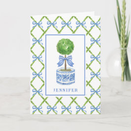 Chinoiserie Topiary | PERSONALISIERT Karte