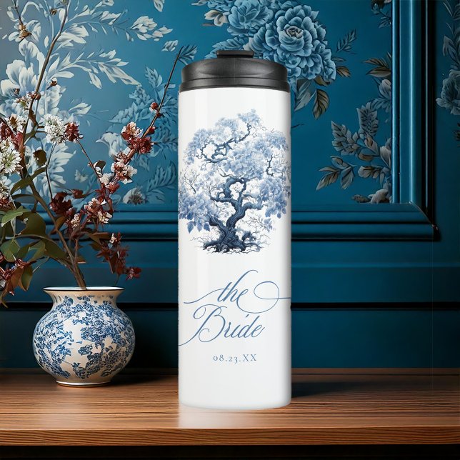 Chinoiserie Tree Motif The Bride ID1094 Thermosbecher (Von Creator hochgeladen)