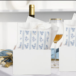 Chinoiserie Vintag gestreift Blau und Weiß Geschenktütchen