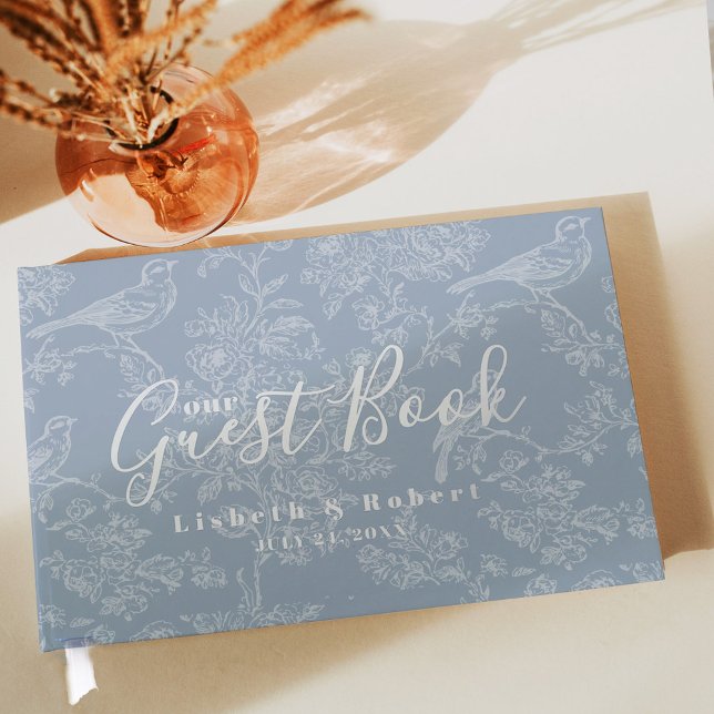 Chinoiserie Vintages Blumengestein Gästebuch (Von Creator hochgeladen)