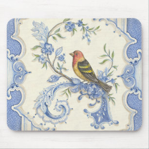 Chinoiserie-Vogel Mousepad von Kate McRostie