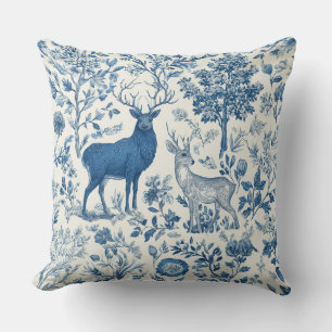 Chinoiserie-Waldtier-Wurfkissen Kissen