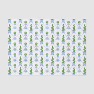 Chinoiserie Wasserfarbenes Thema Seidenpapier