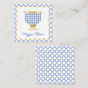 Chinoiserie Watercolor Chase Geschenkverpackung Mitteilungskarte