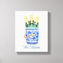 Chinoiserie Watercolor Leinwanddruck