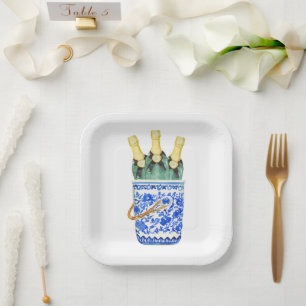 Chinoiserie Watercolor Party Teller