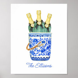 Chinoiserie Watercolor Poster