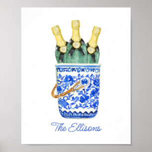 Chinoiserie Watercolor Poster