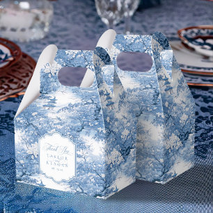 Chinoiserie Wedding Pattern Danke, ID1094 Geschenkschachtel