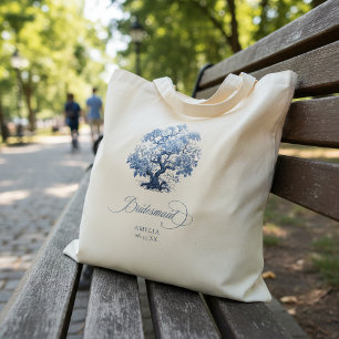 Chinoiserie Wedding Tree Motif Bridesmaid ID1094 Tragetasche