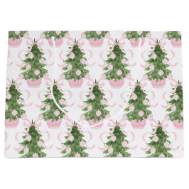 Chinoiserie Weihnachtsbaum Große Geschenktüte