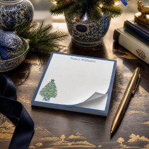 Chinoiserie-Weihnachtsbaum Post-it Klebezettel