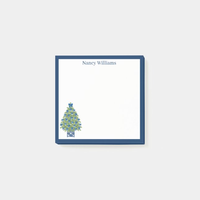 Chinoiserie-Weihnachtsbaum  Post-it Klebezettel (Vorderseite)