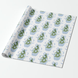Chinoiserie Weihnachtsbaum Wrapping Paper Geschenkpapier