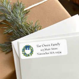 Chinoiserie Weihnachtsfeier Rücksendeadresse