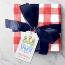 Chinoiserie Weihnachtsmann Topiary