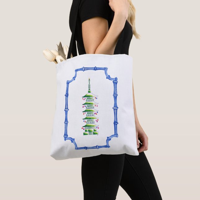 Chinoiserie-Weihnachtspyramide-Tasche (Von Nahem)