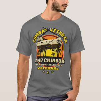 Chinook CH47 Veteranen T-Shirt