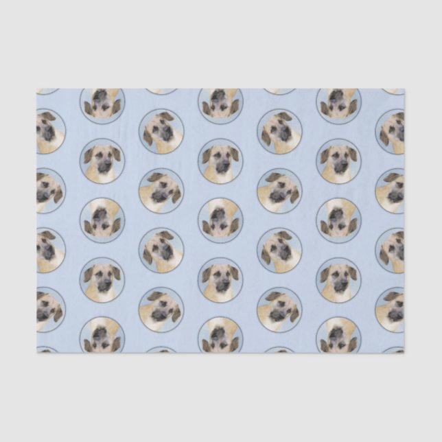 Chinook Drop Ohrmalerei Original Schlittenhunde Ku Seidenpapier (Vorderseite)