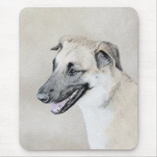 Chinook (Hängeohren) Malerei - Originale Hunde-Kun Mousepad