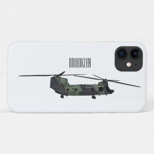 Chinook Heerhubschrauber Cartoon Illustration Case-Mate iPhone Hülle