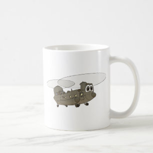 Chinook-Hubschrauber-Cartoon Kaffeetasse