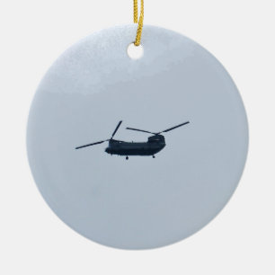Chinook-Hubschrauber Keramikornament