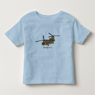 Chinook-Illustration für Militärhubschrauber Kleinkind T-shirt