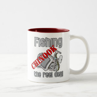 Chinook-Lachs Angeln Zweifarbige Tasse
