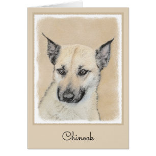 Chinook (Ohrspitze) Malerei - Original Hundkunst