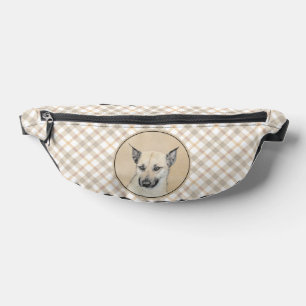 Chinook Puppy Pointed Ohren Zeichnen Haustier Hund Bauchtasche