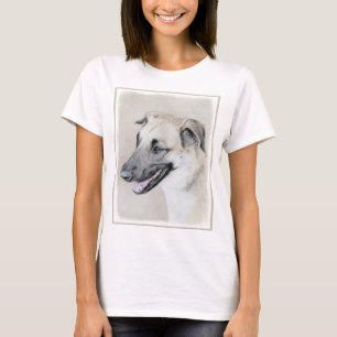 Chinook (Tropfohren) Gemälde - Original Hundkunst T-Shirt