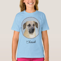 Chinook (Tropfohren) Gemälde - Original Hundkunst