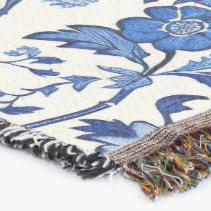 Chinoserie Floral Print die ganze Saison werfen De Decke
