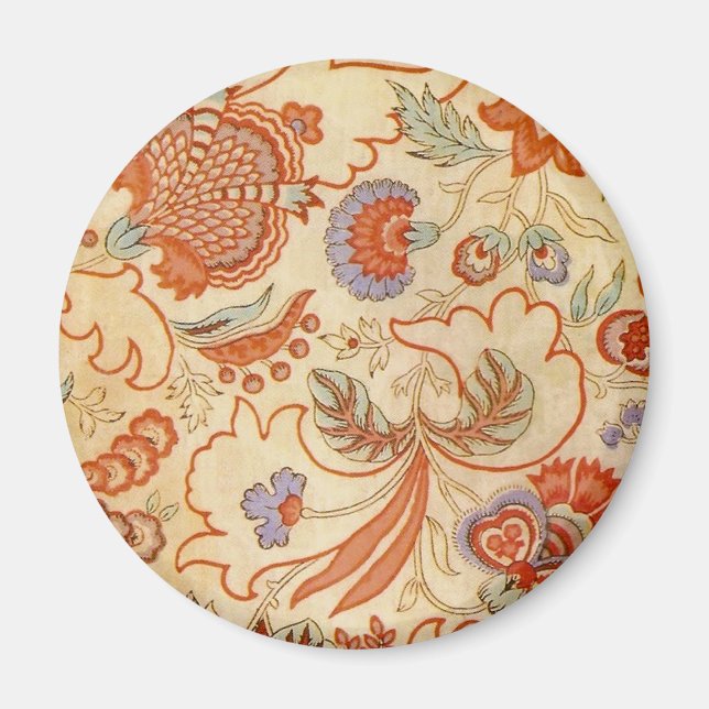Chintz Paisley Antike Muster Magnet (Vorne)
