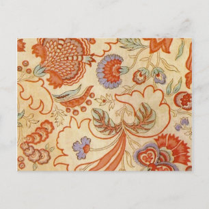 Chintz Paisley Antike Muster Postkarte