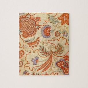 Chintz Paisley Antikes Blumenmuster Puzzle