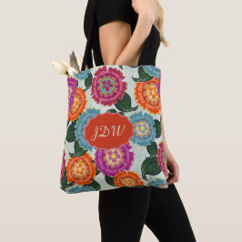 Chintz-Wiesen-Blumenkunst-Monogramm-Geschenk