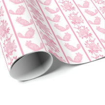 Chintzy Chinchilla-Geschenkpapier (Pink)