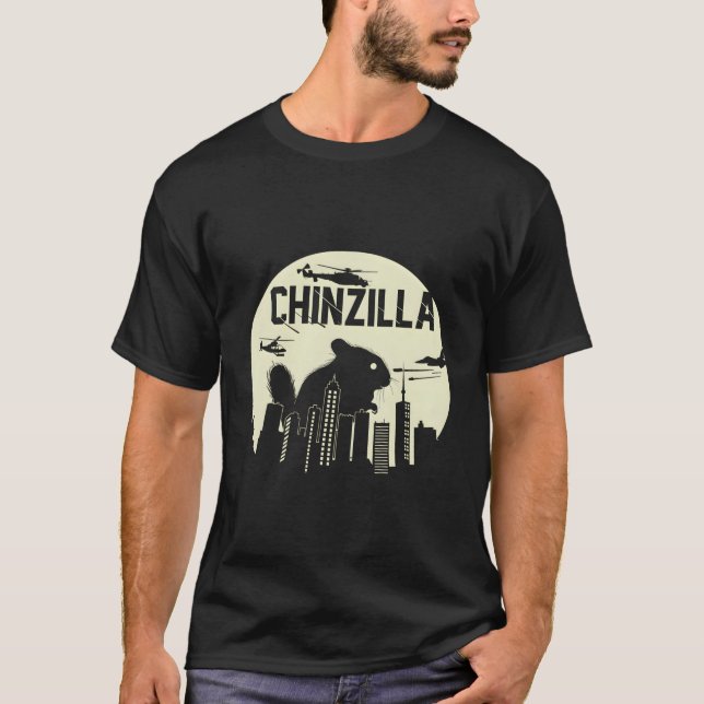 Chinzilla Funny Chinchilla Hoodie T-Shirt (Vorderseite)