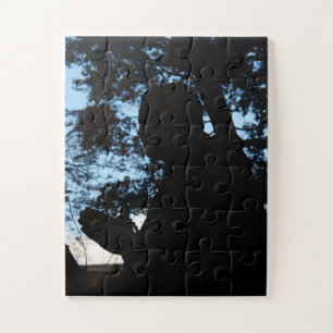 Chion-in-Tempel-Silhouette, Kyoto, Japan Puzzle