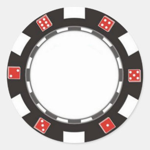 Chip-Aufkleber Runder Aufkleber