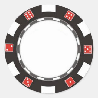 Chip-Aufkleber Runder Aufkleber